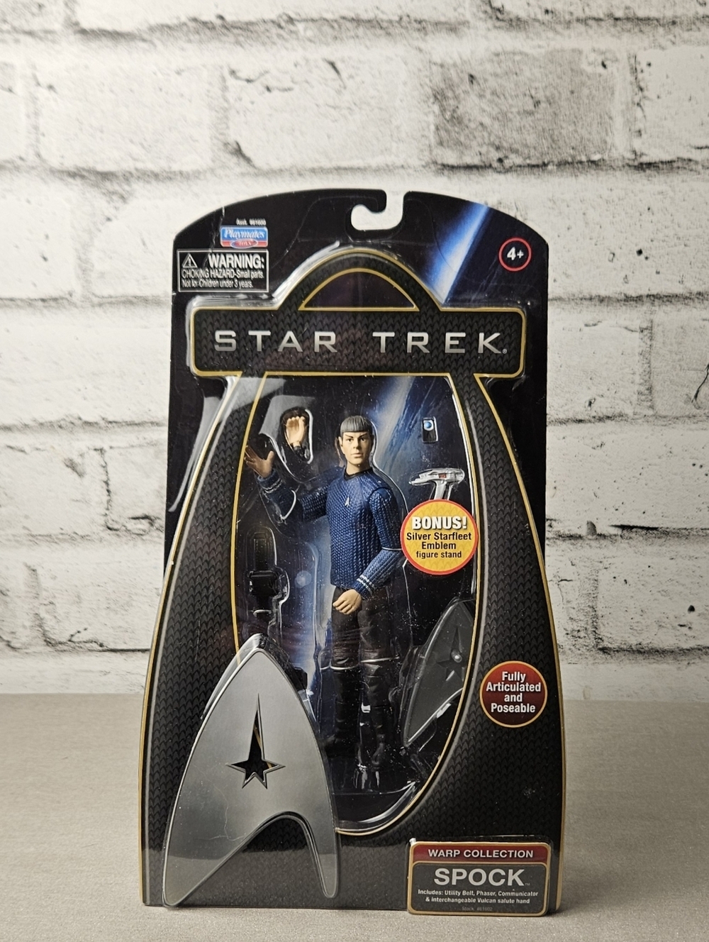 Star Trek 2009 Spock Figure Warp Collection NIB Playmates Toys - Picture 2 of 10